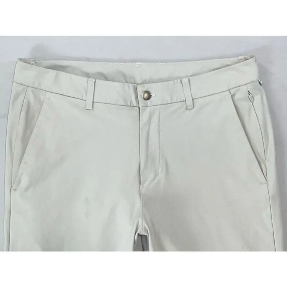Lululemon LM5AF3S Men's Slim Fit Commission Chino ABC Pants. Light Gray, 33X32.5